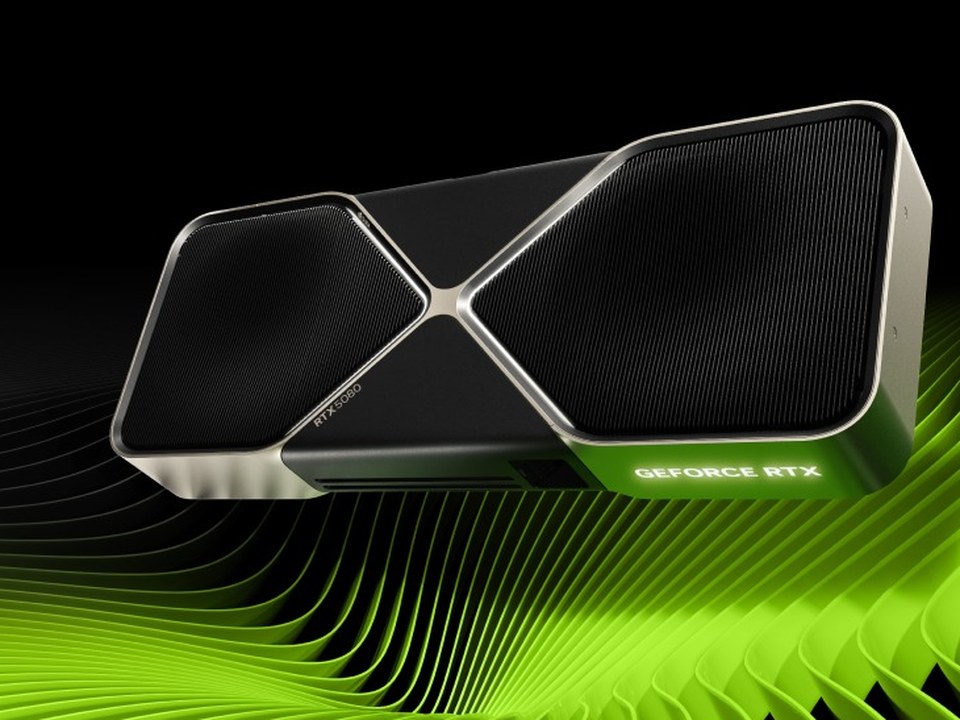 NVIDIA GeForce RTX 5080 official product render