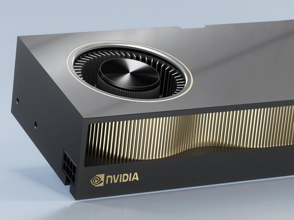 NVIDIA RTX A6000 official product render